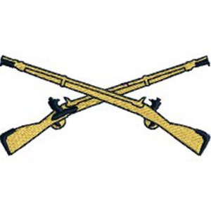 Infantry Weapons - Machine Embroidery Design, Crossed Shotguns Embroidery Pattern, Firearms Embroidery Design