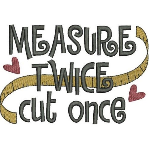 Measuring Tape Embroidery Design Etsy