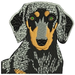 Dachshund - Machine Embroidery Design, Wiener Dog Embroidery Design, Dachshund Puppy Embroidery Design