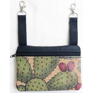 ITH Cork Hip Bag Small - Machine Embroidery Design, In The Hoop Cork Hip Bags Embroidery Pattern - Includes Instructions