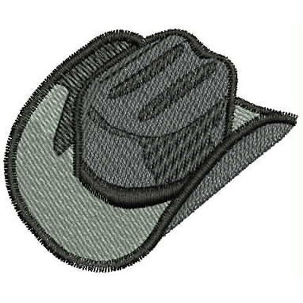 Cowboy Hat - Machine Embroidery Design, Western Hat Embroidery Pattern, Cowboy Hat Embroidery, Cattleman Hat Embroidery Design