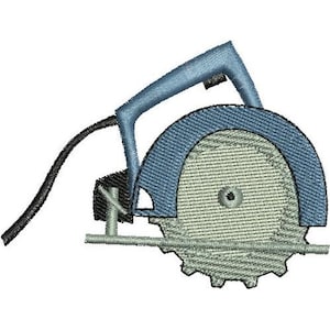 Table Saw - Machine Embroidery Design, Bench Saw Embroidery Pattern, Woodworking Tool Embroidery Design
