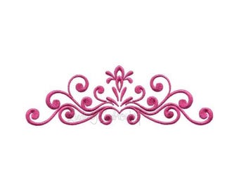 Scroll Border - Machine Embroidery Design, Decorative Border Embroidery Pattern