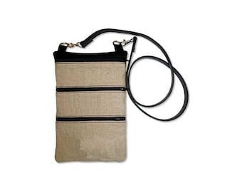 Design de bordado à máquina para bolsa transversal ITH, padrão de bordado para bolsa com 3 zíperes Around Town ITH, design de bordado para bolsa com zíper In The Hoop