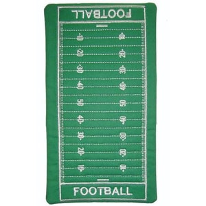 ITH Football Field Mug Mat - Machine Embroidery Design, In The Hoop Sports Mug Mat Embroidery Design - Includes Instructions