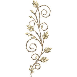 Trigo dorado: diseño de bordado a máquina, diseño de bordado de tallo de trigo, patrón de bordado de hoja de trigo con bordado dorado, bordado de cosecha de otoño