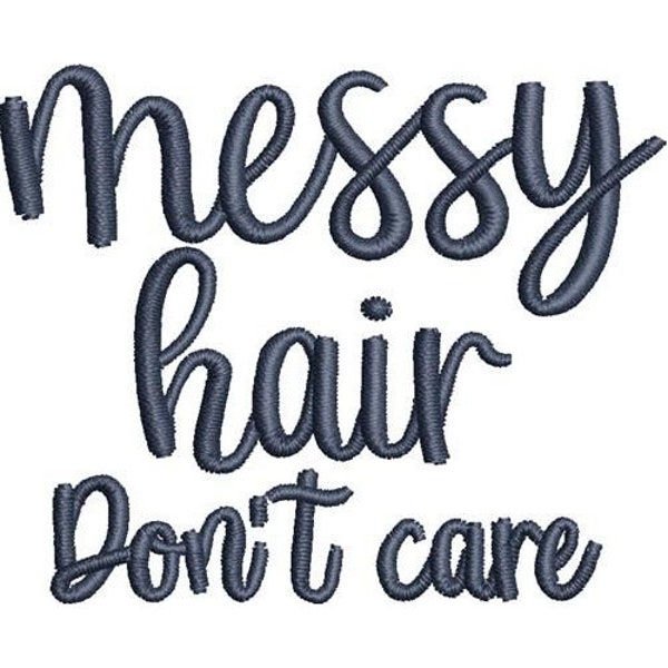 Messy Hair Dont Care - Etsy