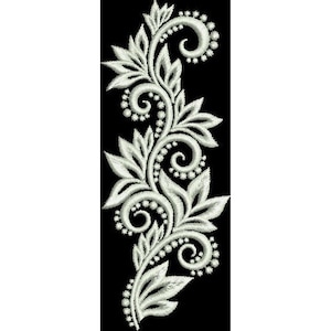 Sophisticated Scroll - Machine Embroidery Design, Scroll Ornament Embroidery Pattern, Scrollwork Embroidery Design
