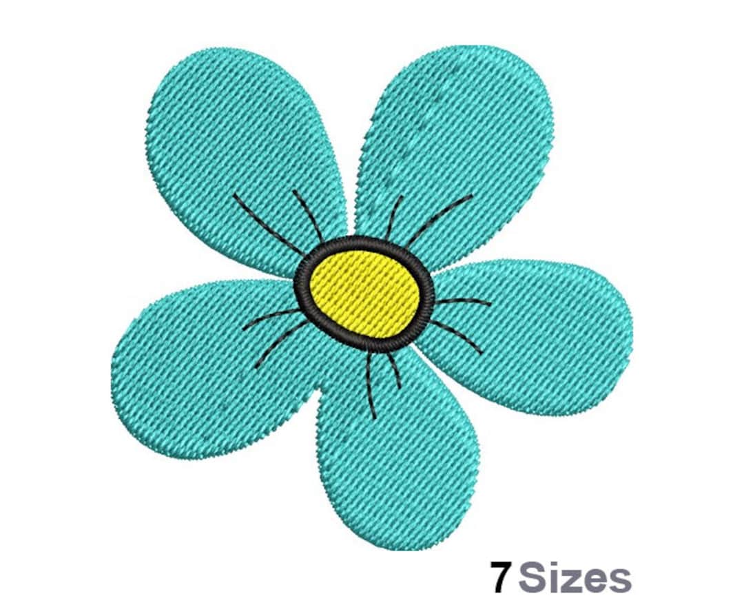 Daisy Bloom - Machine Embroidery Design - 7 Sizes, Daisy Flower Petals ...