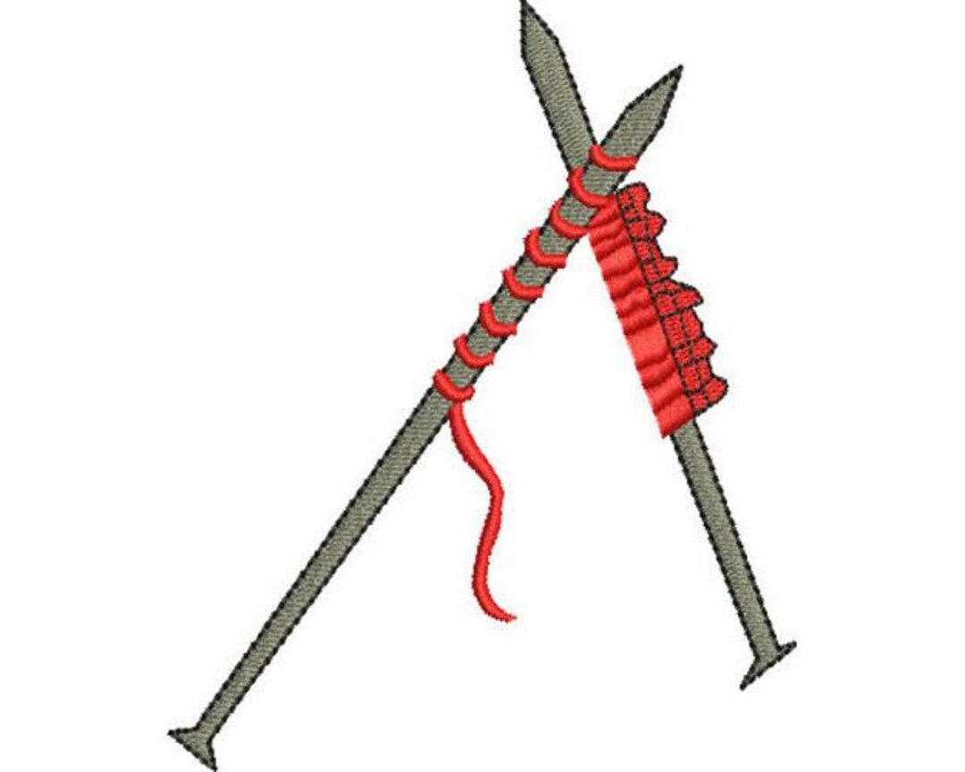 Knitting Needles Machine Embroidery Design Knitting Pins Etsy