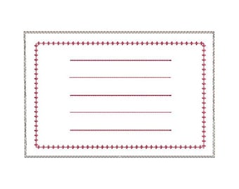 Étiquette de courtepointe ITH - conception de projet de broderie Machine, motif de broderie d'étiquette de courtepointe dans le cerceau fait avec amour - instructions incluses
