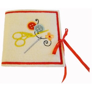 ITH Min mormors nålbok - Maskinbroderiprojektdesign, In The Hoop Needle Book broderimönster - Inkluderar instruktioner