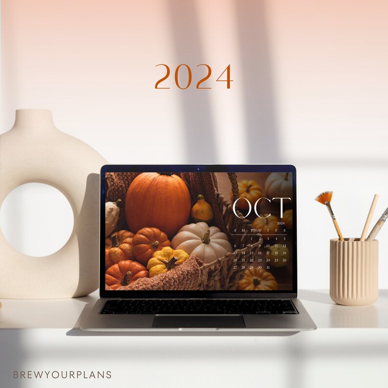 2024 Calendar Month Desktop Wallpapers 2024 Season Wallpapers Aesthetic