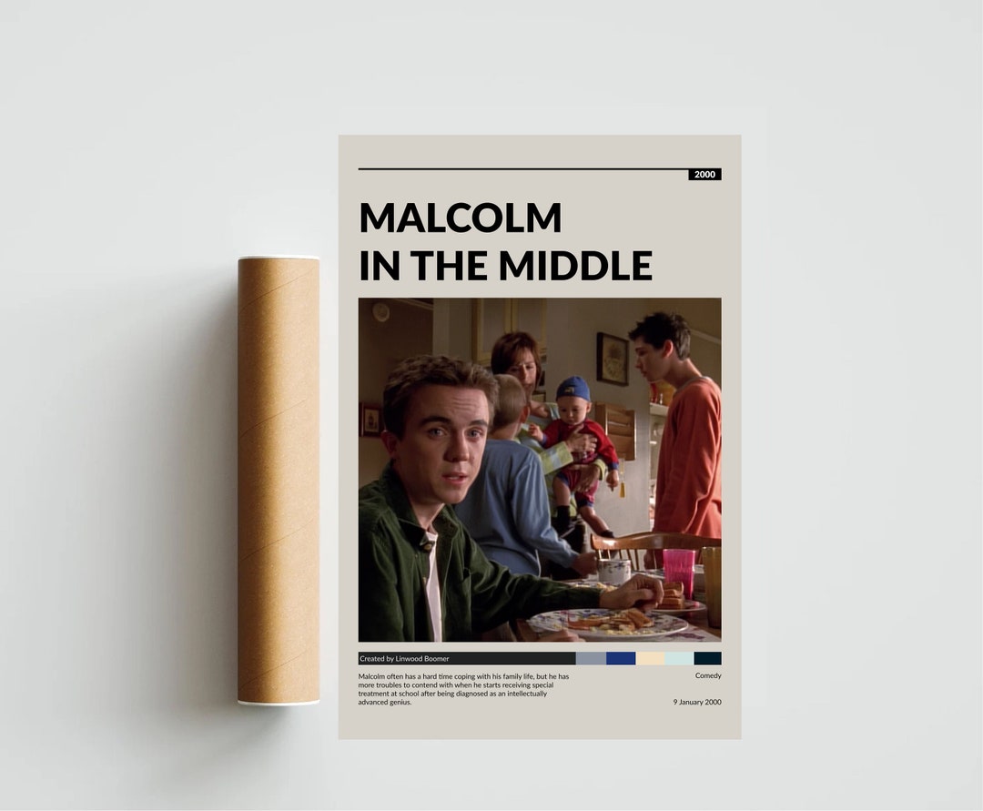 Malcolm in the Middle Poster Etsy