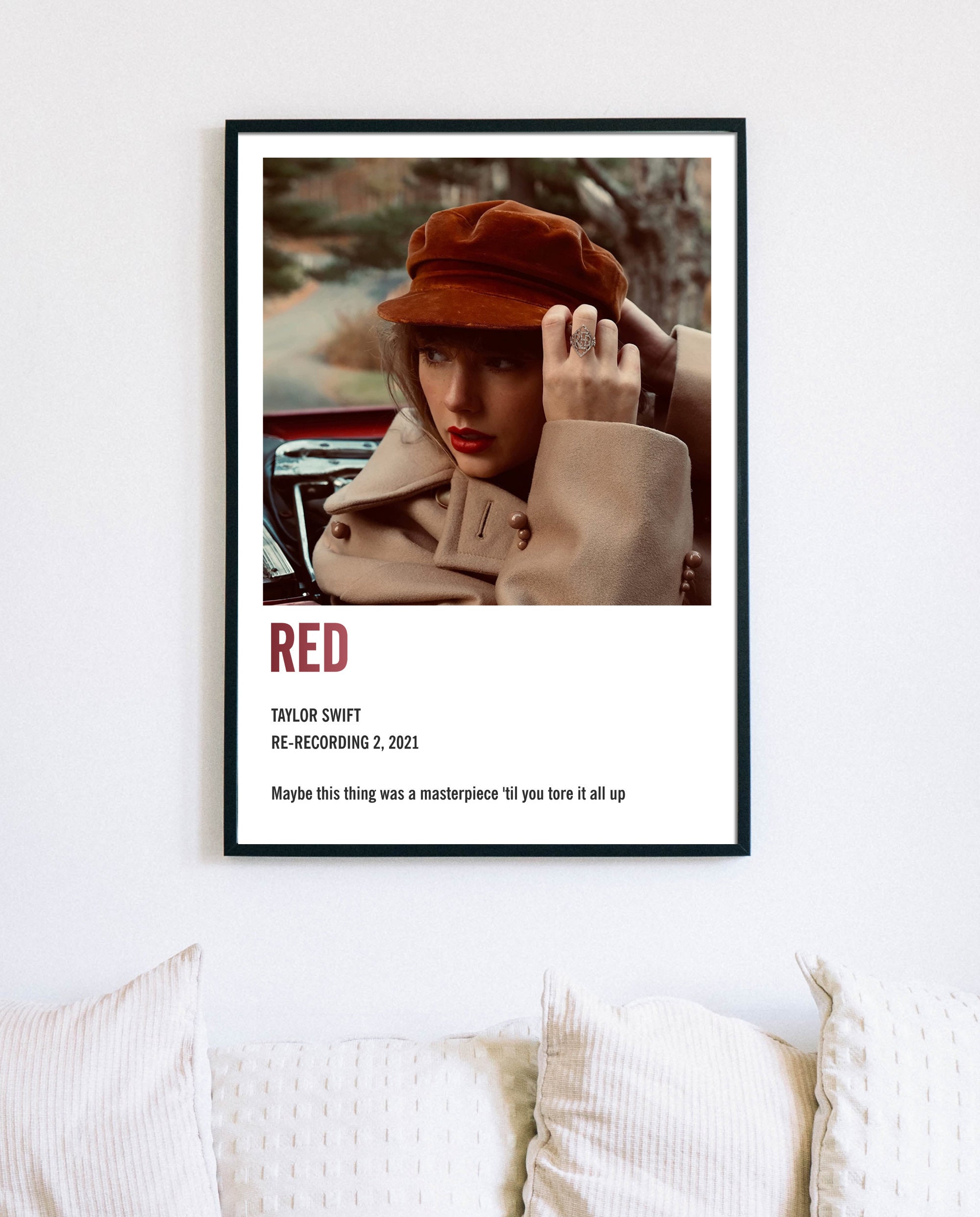 Taylor Swift Red Album Poster, Digital Download - Etsy