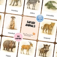 Spanish Zoo Animals Vocabulary Educational Printable Poster - Etsy