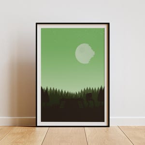 Star Wars Return of the Jedi-poster | Minimalistische Star Wars-muurkunst | Aflevering VI filmafdruk | Star Wars-cadeau voor fans | Niet ingelijste afdruk
