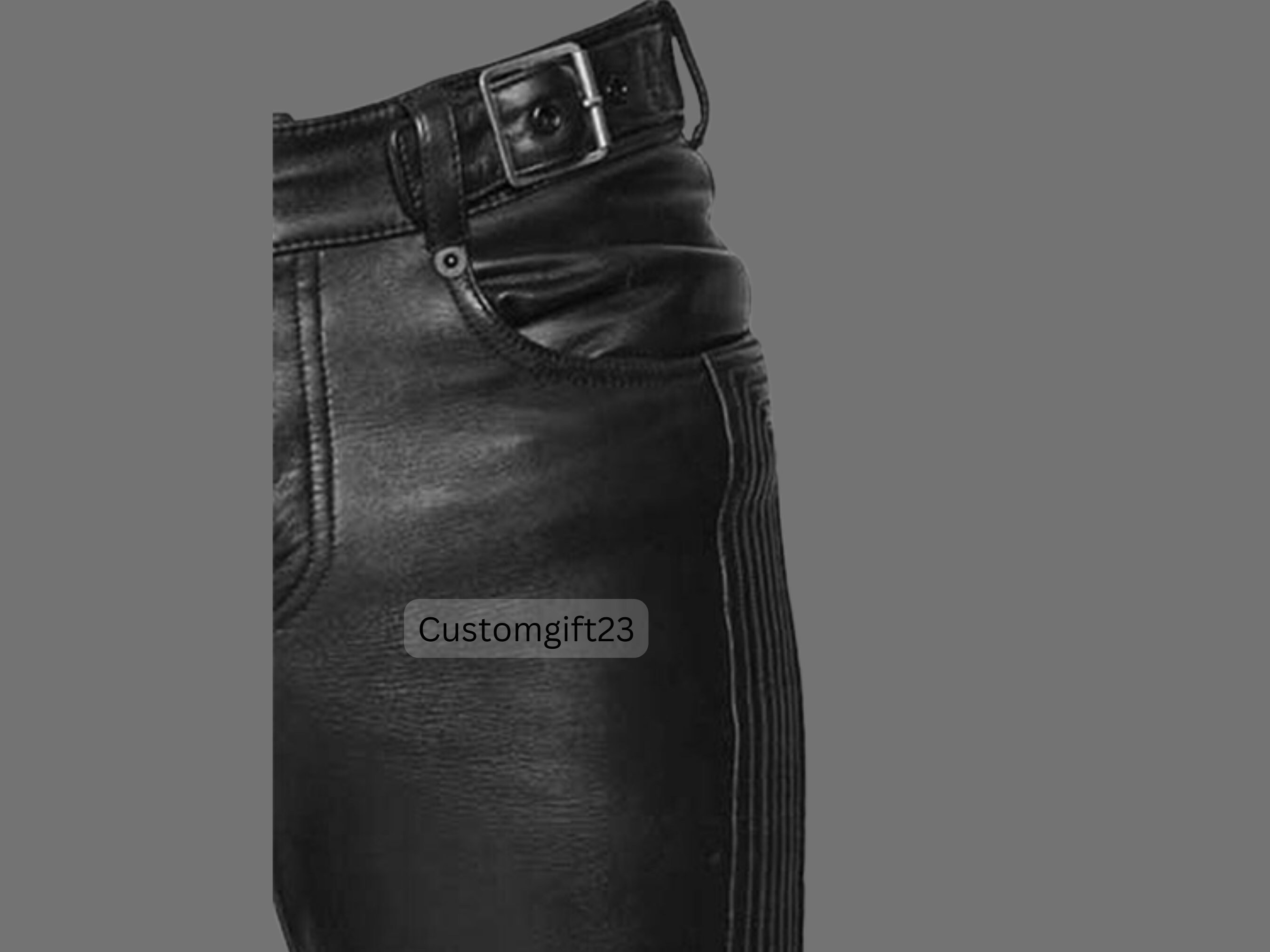 Leather Pants Men Cowhide Leather Pants Genuine Leather Etsy