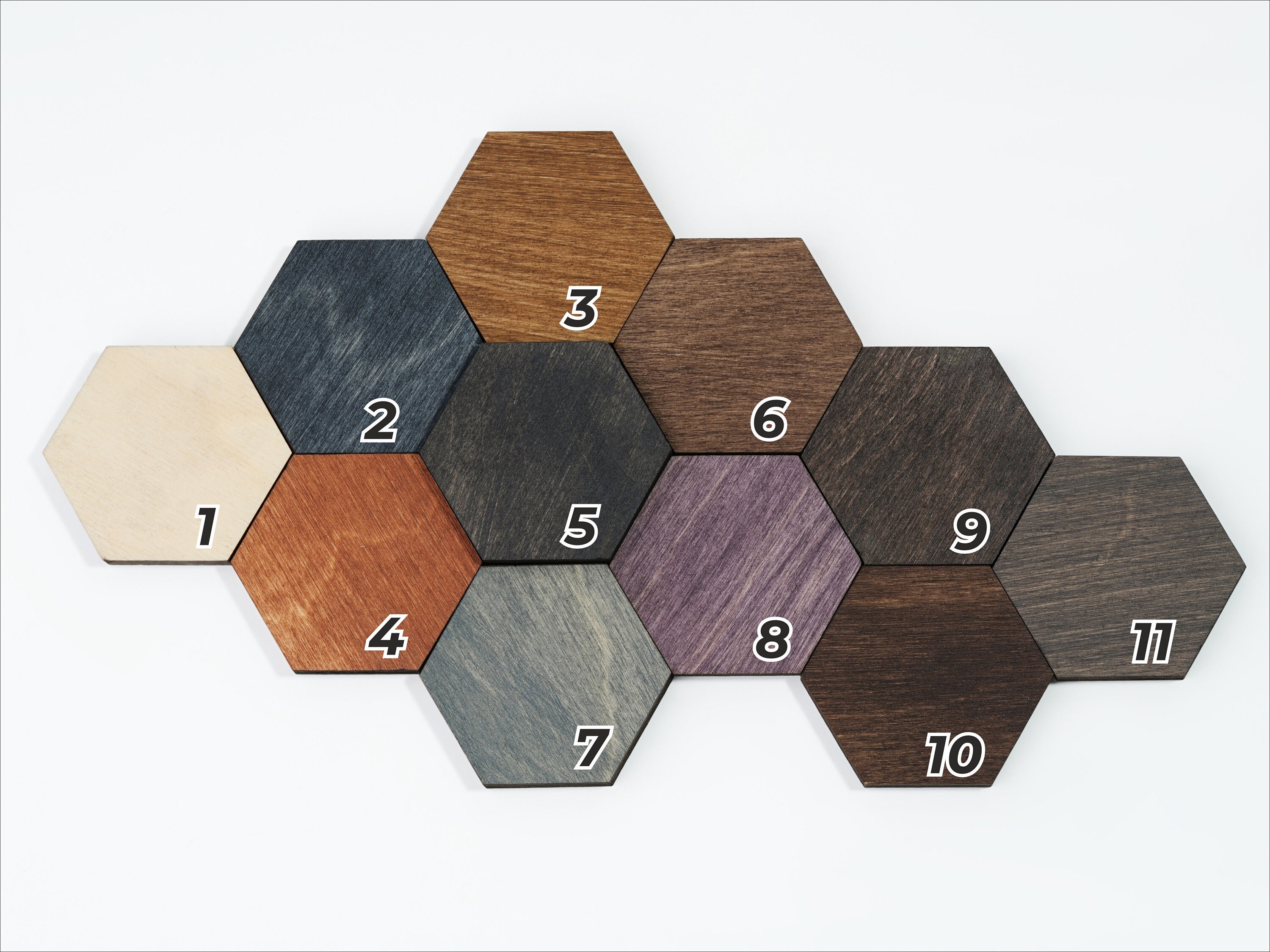Hexagon Wall Decor 3D Wooden Panels Hexagon Wall Etsy