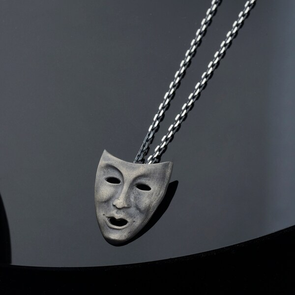 Drama Masks Charm Etsy