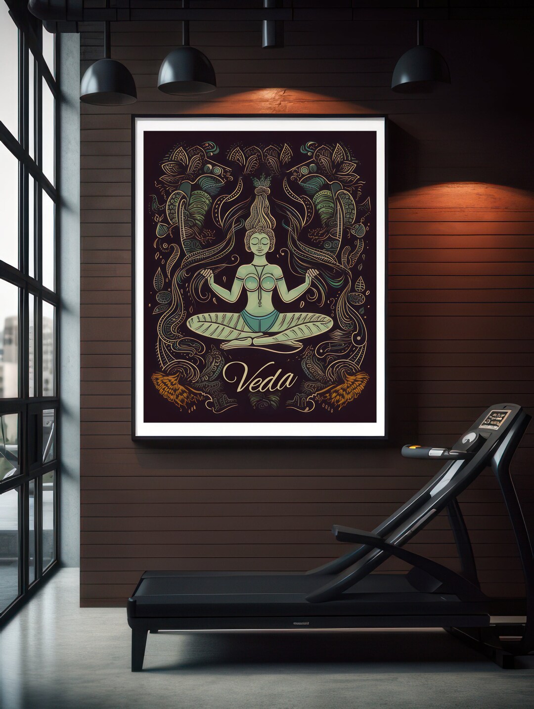 Yoga Poses Poster, Spiritual Decor, Yogi Print, Printable Wall Art ...