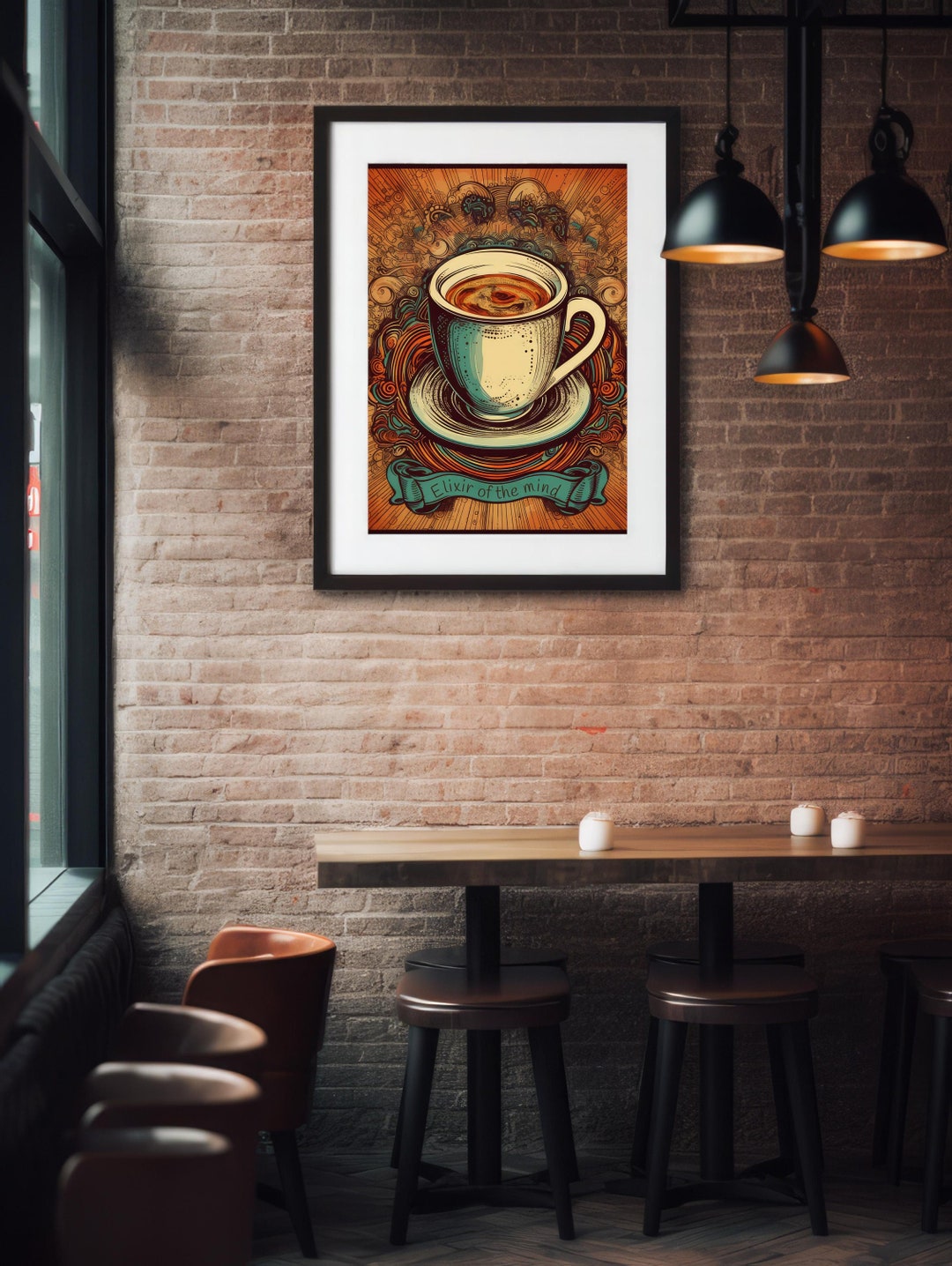 Coffee Art Print, Printable Wall Art, Digital Coffee Print, Vintage ...