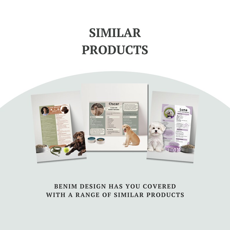 Pet Resume Template for Rental Application INSTANT DOWNLOAD, Renting ...