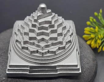 Pure Parad Shree Yantra | Sacred Mercury Yantra for Wealth & Prosperity 5cm*5cm , 450g