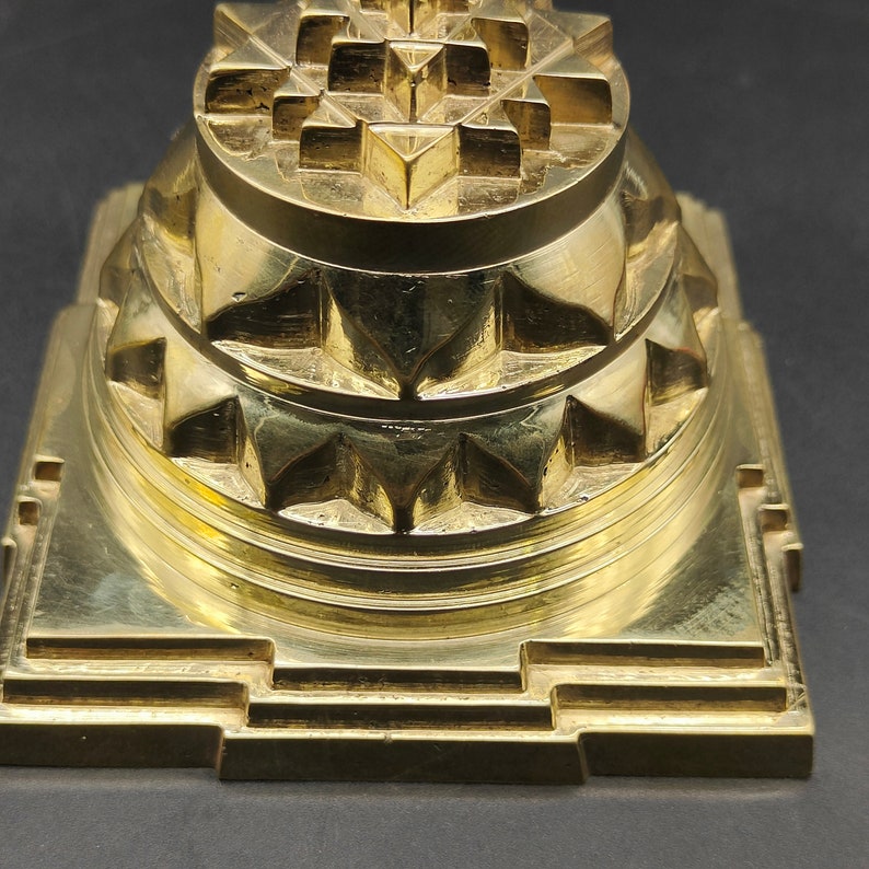 Handcrafted Shree Meru Yantra • Sacred Geometry, Vastu Tool - Etsy