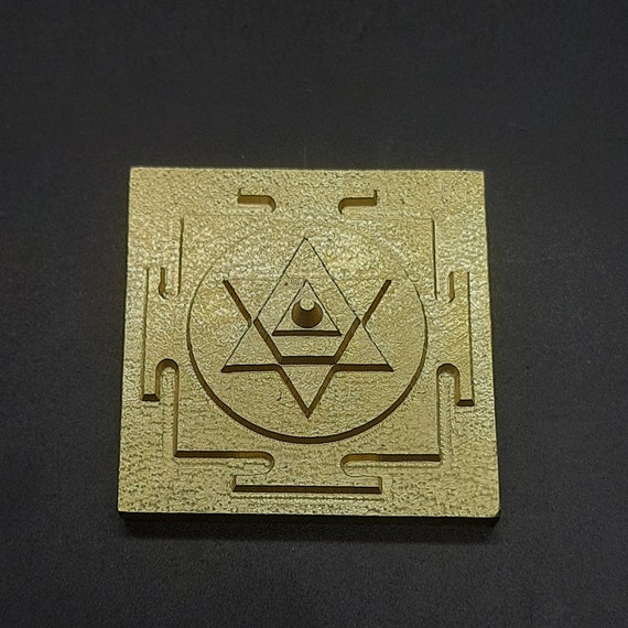 手作りのシュリーヤントラ • 神聖幾何学瞑想装飾（1.5インチ） - Etsy 日本