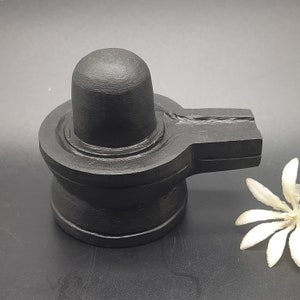 Divine Shaligram Shivling | Sacred Stone of Vishnu and Shiva Authentic Hindu Religious Artifact  7cm, 232gram