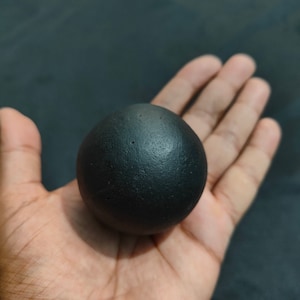 Original Laddu Gopal Shaligram From Gandaki River Nepal | Nepal Hindu Gandaki River Holy Sila Salagram Shaligram Round Black Stone