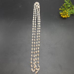 Natural Rudrarani Mala 3mm With Pure Silver | 108+1 Beads | Handcrafted Spiritual Necklace for Meditation & Prayer