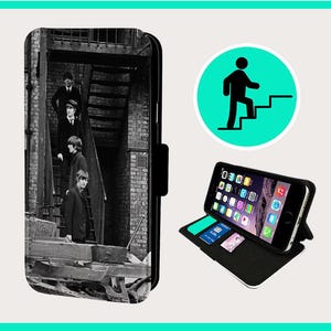 BEATLES ICONIC BAND - Custodia a libro per iPhone/Samsung in similpelle vegana