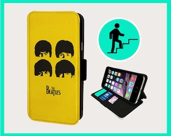 ICONIC BEATLES LIVERPOOL - Flip phone case iPhone/Samsung Vegan Faux Leather