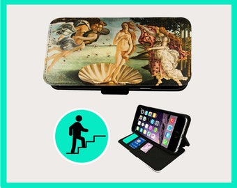 SANDRO ICONIC ART - Flip phone case iPhone/Samsung Vegan Faux Leather