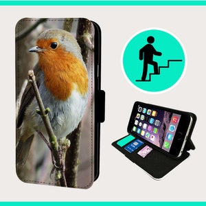 ROBIN LOYAL AFTERLIFE - Capa flip para iPhone/Samsung Couro sintético vegano