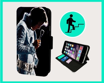 ELVIS ICONIC GOODNIGHT - Custodia a libro per iPhone/Samsung in ecopelle vegana