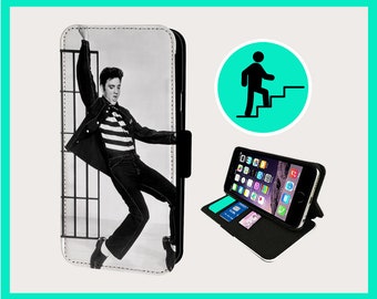 ELVIS LEG SHAKE – Flip-Handyhülle iPhone/Samsung aus veganem Kunstleder