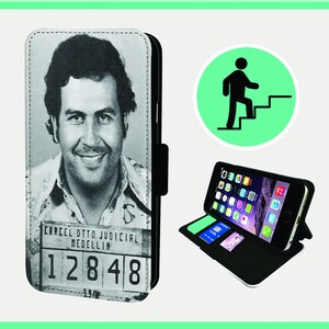 PABLO CLEVER CARTEL - Flip-telefoonhoesje iPhone/Samsung veganistisch kunstleer