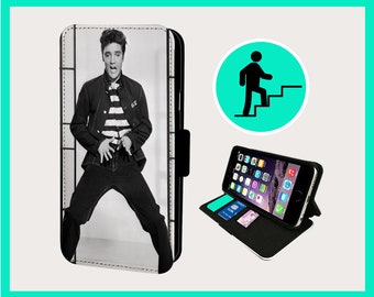 ELVIS AMERICAN ICON - Flip phone case iPhone/Samsung Vegan Faux Leather