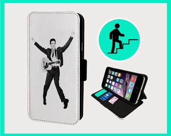 ELVIS INCREDIBLE DANCING - Flip phone case iPhone/Samsung Vegan Faux Leather