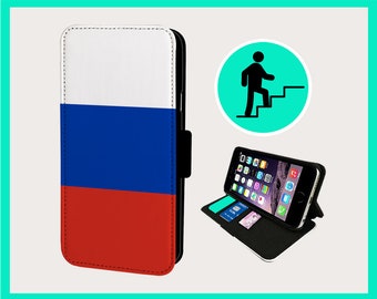 VIVA RUSSIA PUTIN - Flip Handyhülle iPhone/Samsung Vegan Kunstleder