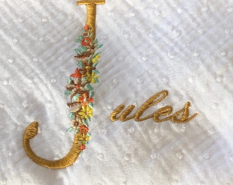 CUSTOM EMBROIDERED DIAPER