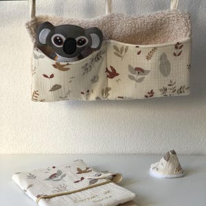 Organizador de cama para parque infantil