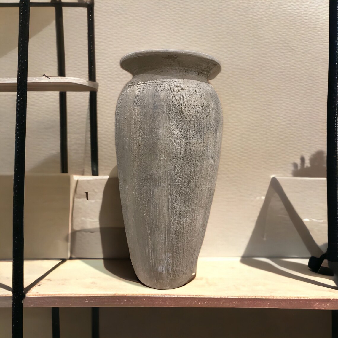 Tall Neutral Vase Tall Vase, Decorative Vase Etsy