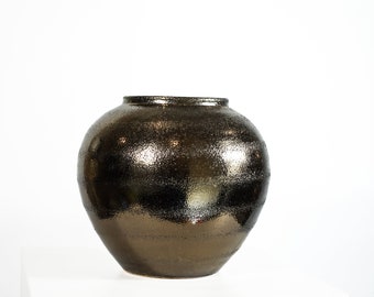 Small vase, shinny vase, glazed vase, handmade vase, ceramic vase, party vase, Fiesta Round