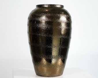 Tall vase, shinny vase, handmade vase, ceramic vase, Fiesta Medium