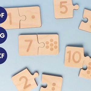 Mathe Puzzle Laser geschnittene Datei, Laser geschnittene Puzzle Datei, Holz Mathe Brett Laser geschnittene Spielzeug Dateien, Laser geschnittene Montessori Spielzeug Laser Datei pädagogische svg