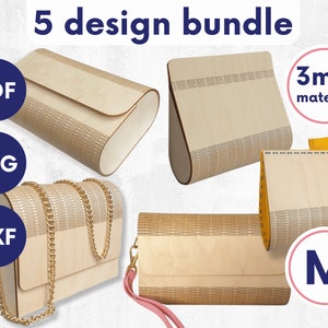 Laser cut Handtasche dxf, Lasercut Handtasche dxf, Lasercut Tasche dxf, Lasercut Tasche, Lasercut Datei dxf, Holzhandtasche dxf